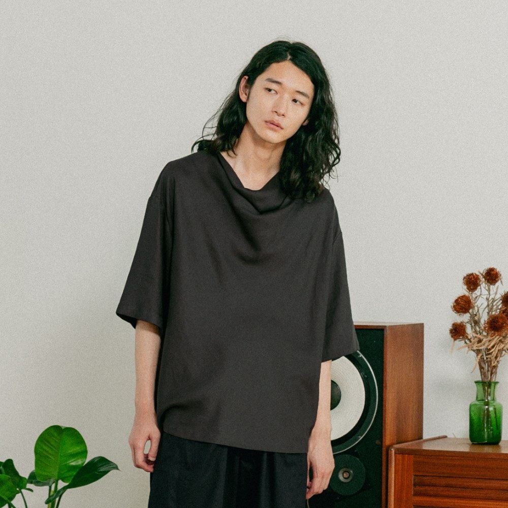 unisex cowl neck t shirt