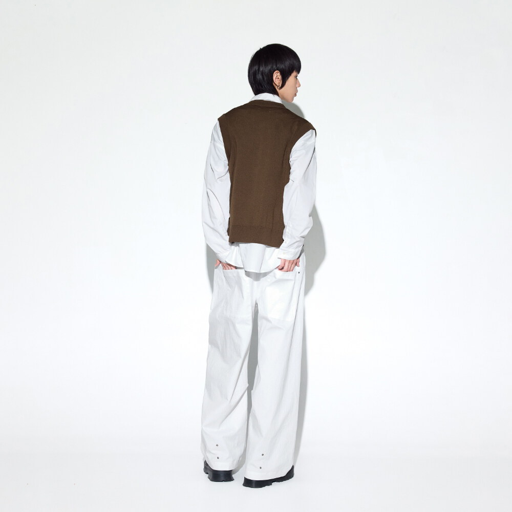 摺線直筒褲 Pastel Pleated Pants