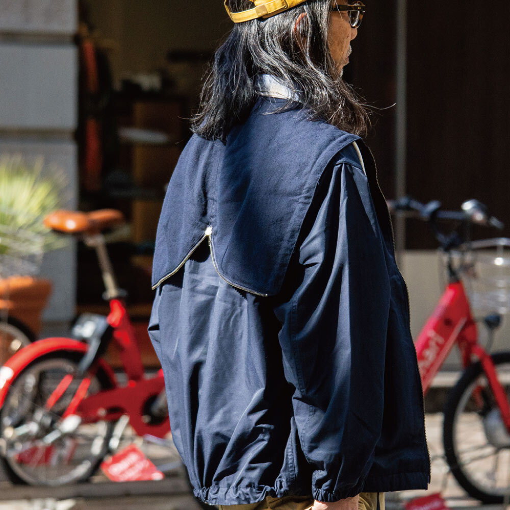 尼龍斜紋連帽外套 Nylon Twill Hooded Jacket