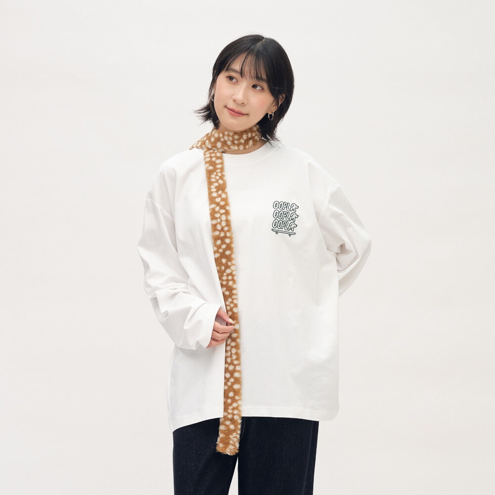 臘腸狗狗滑板長袖TEE