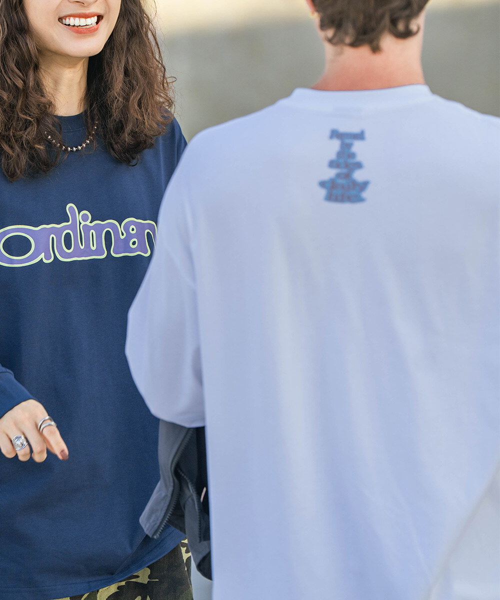 box logo長tee