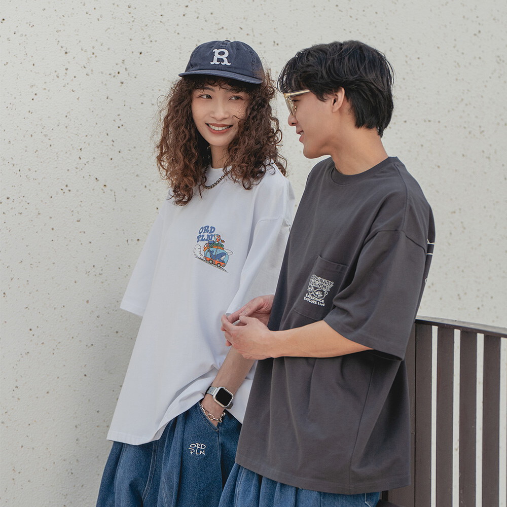 ORDINARY X PLAIN ME ⽩⽇夢短tee
