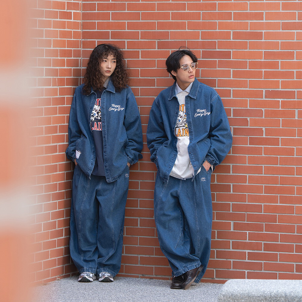ORDINARY X PLAIN ME 單寧氣球褲