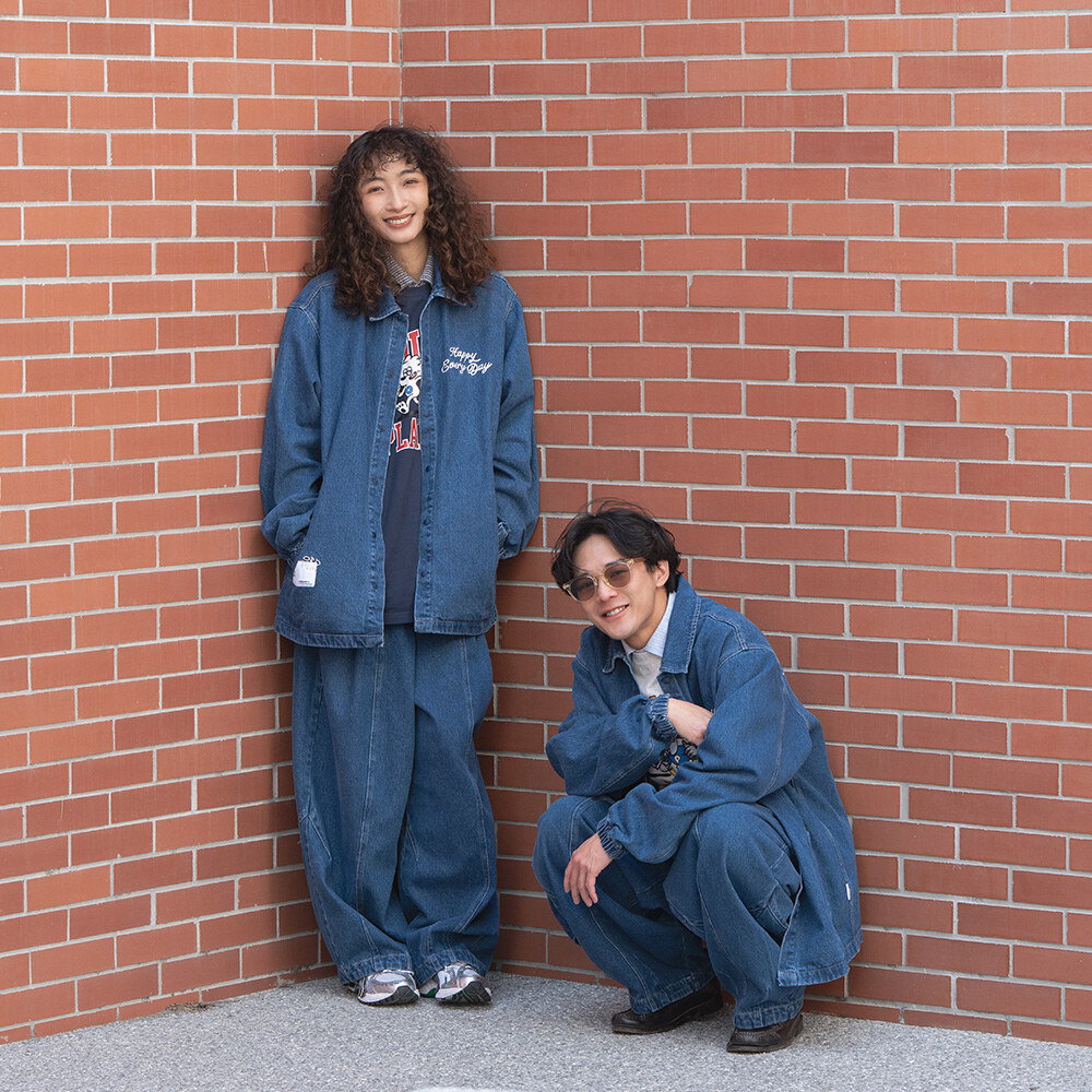 ORDINARY X PLAIN ME 單寧氣球褲