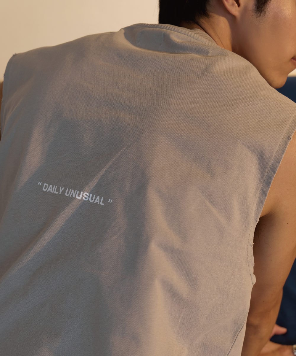 寬肩水洗背心 VINTAGE LOOSE-FIT TANK TOP