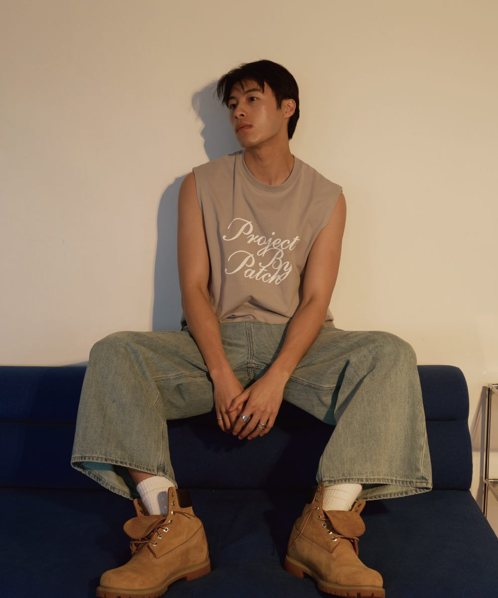 寬肩水洗背心 VINTAGE LOOSE-FIT TANK TOP