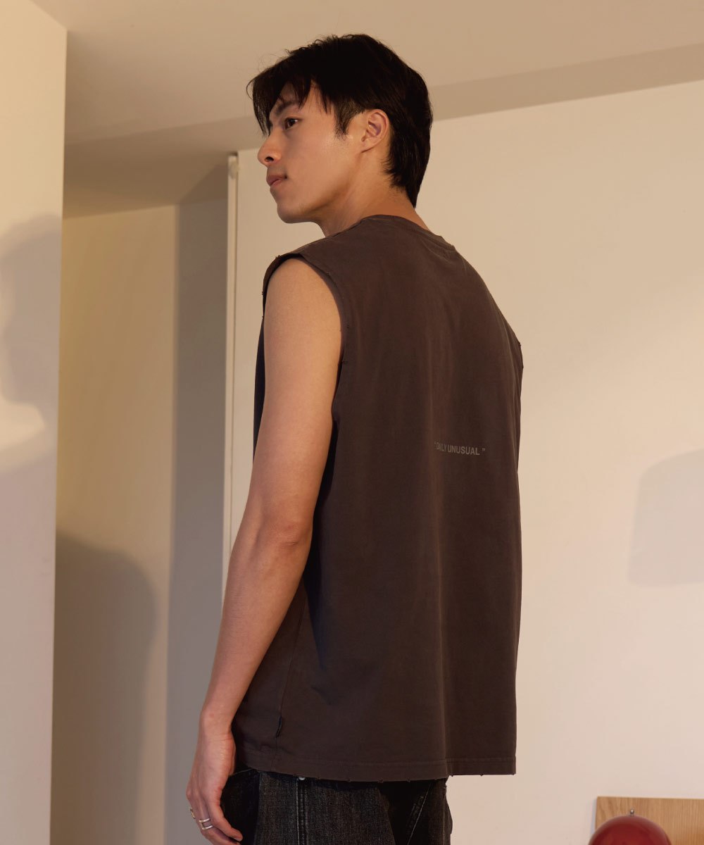 寬肩水洗背心 VINTAGE LOOSE-FIT TANK TOP