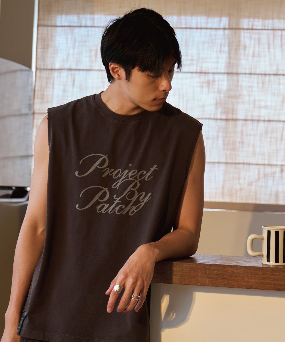 寬肩水洗背心 VINTAGE LOOSE-FIT TANK TOP