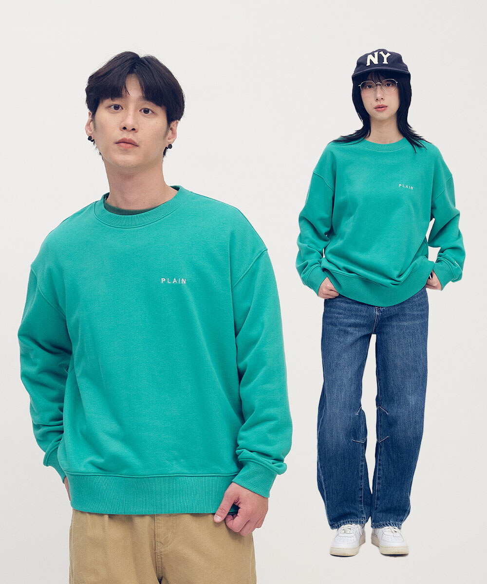 PLN0080-252 PLAIN刺繡大學TEE