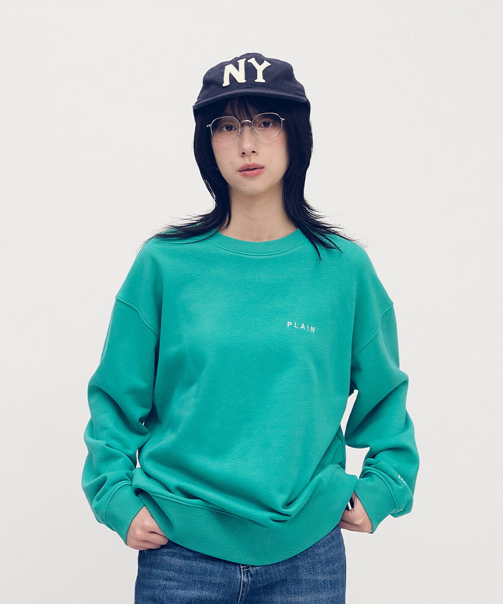 PLN0080-252 PLAIN刺繡大學TEE