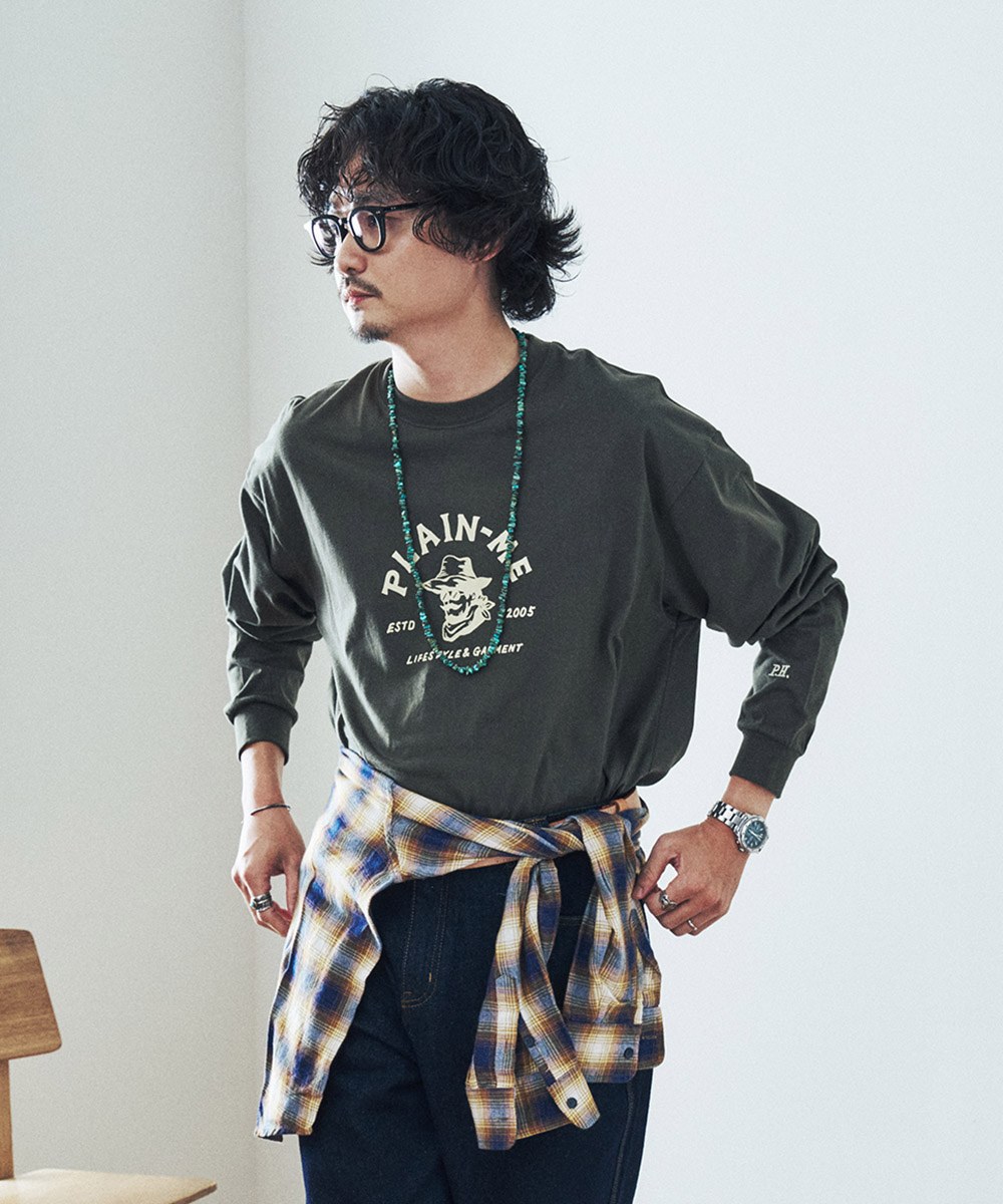 HERO Classic logo長袖TEE