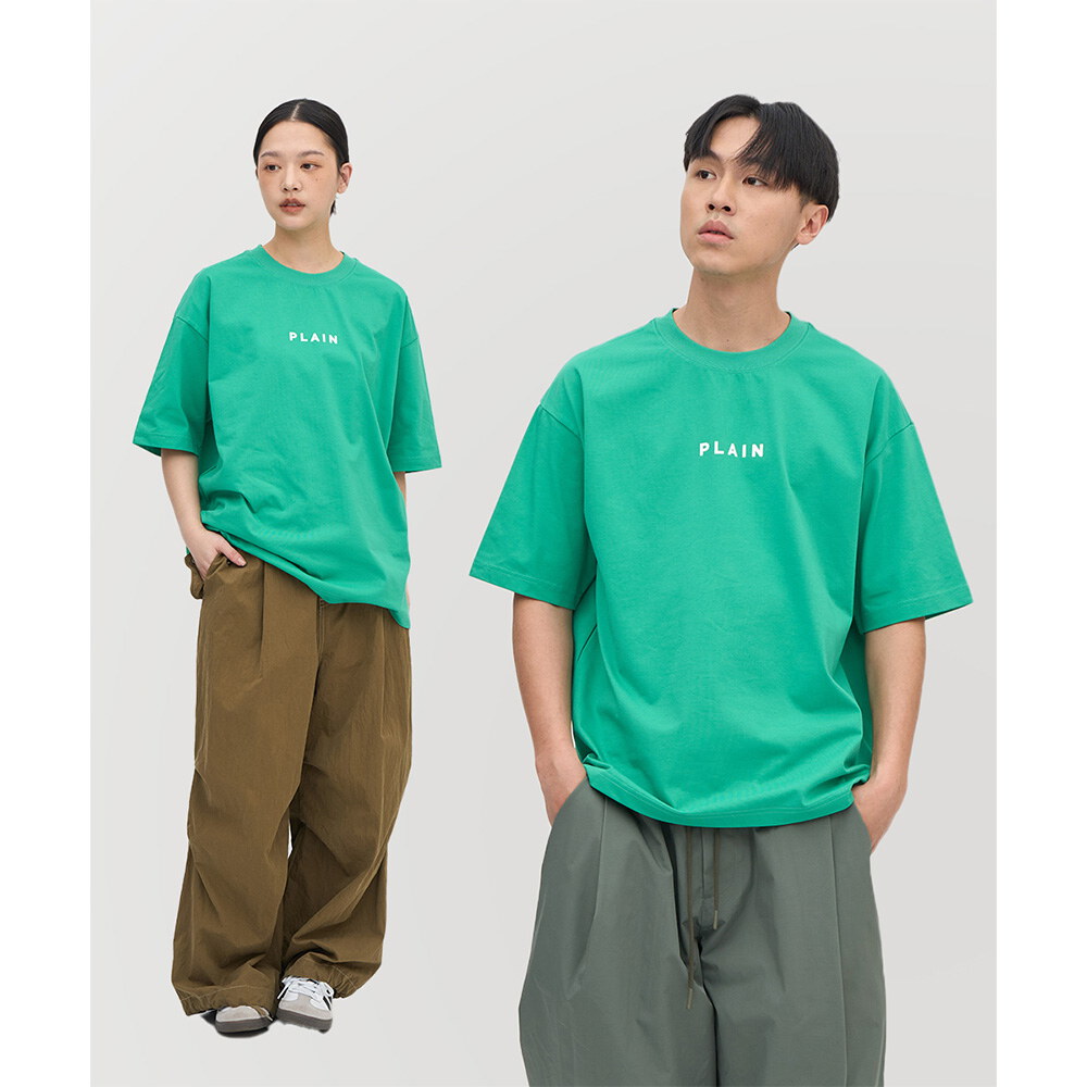 PLAIN多色logo短TEE