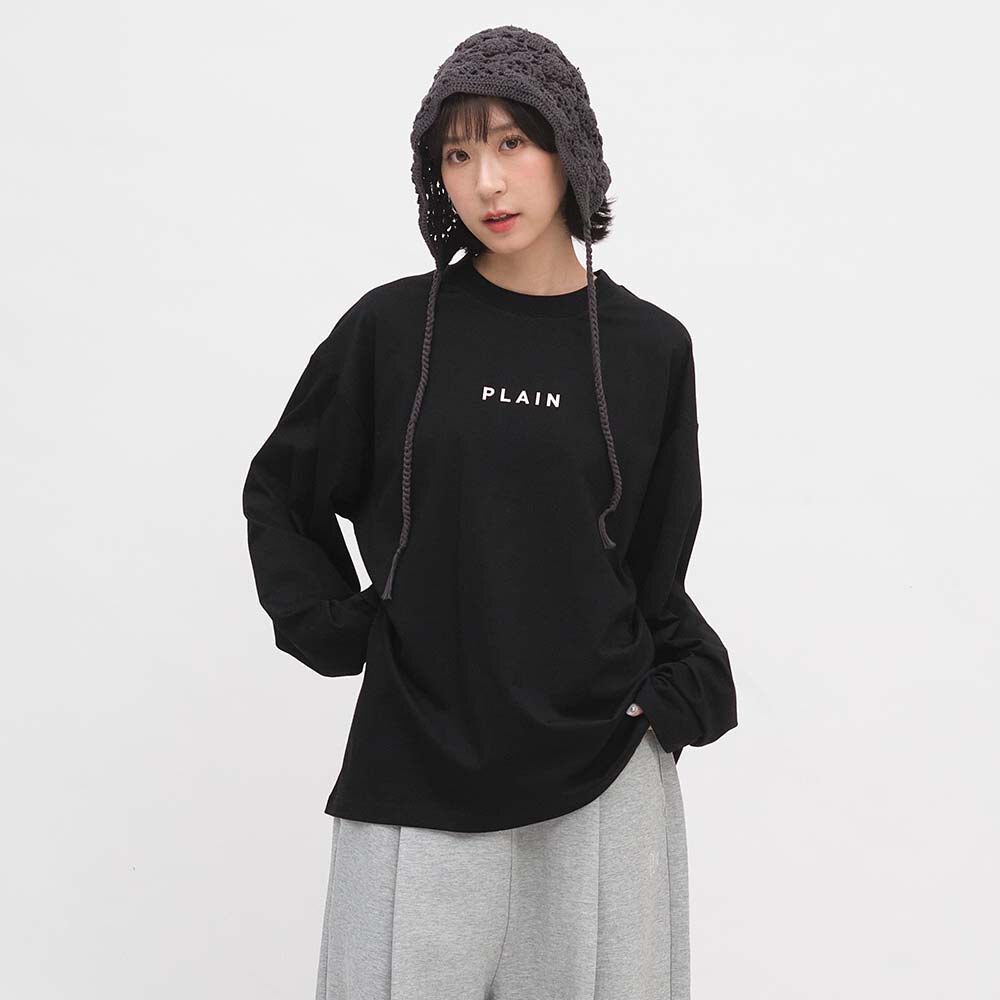 PLAIN Logo秋冬長袖TEE