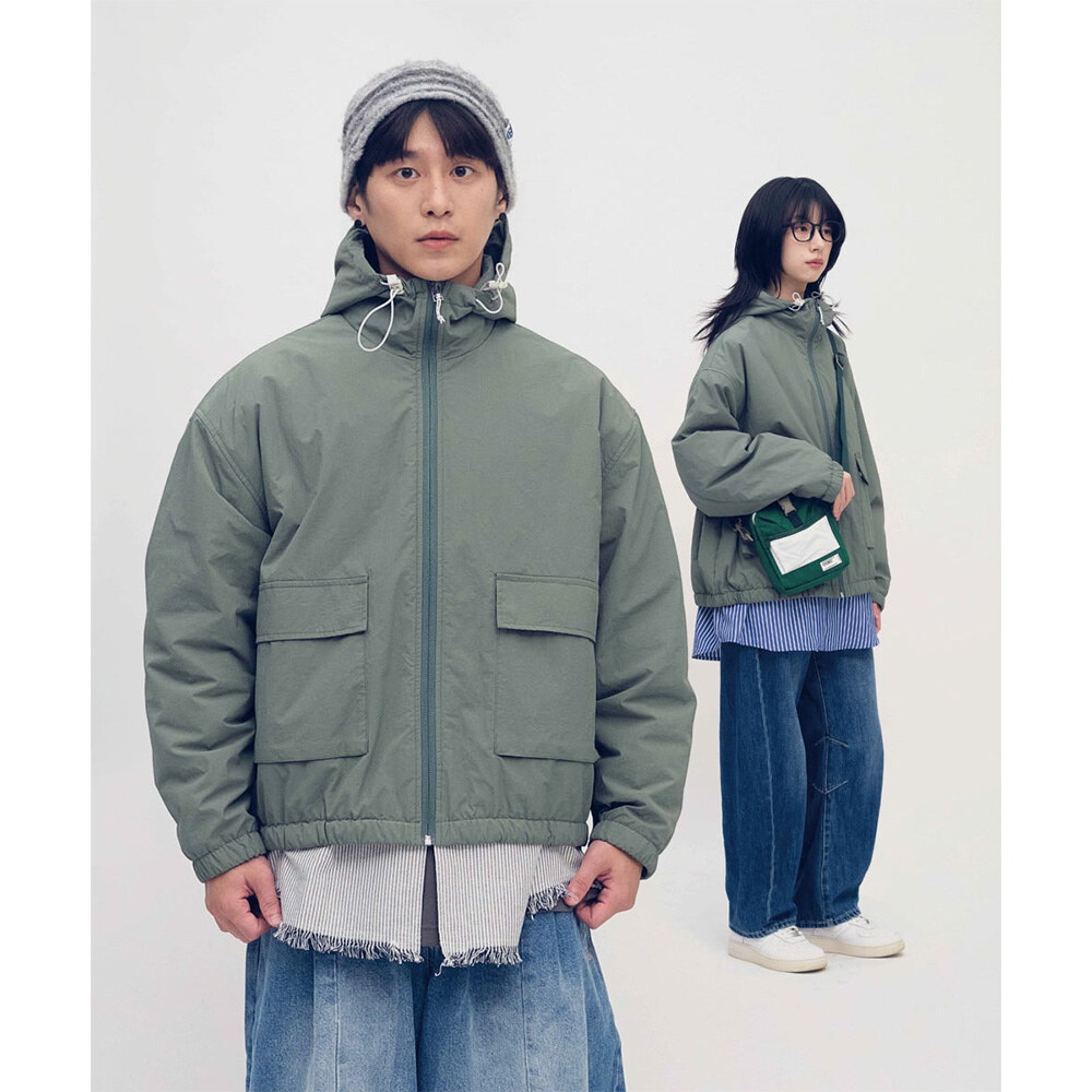 YOBI秋冬鋪棉連帽外套