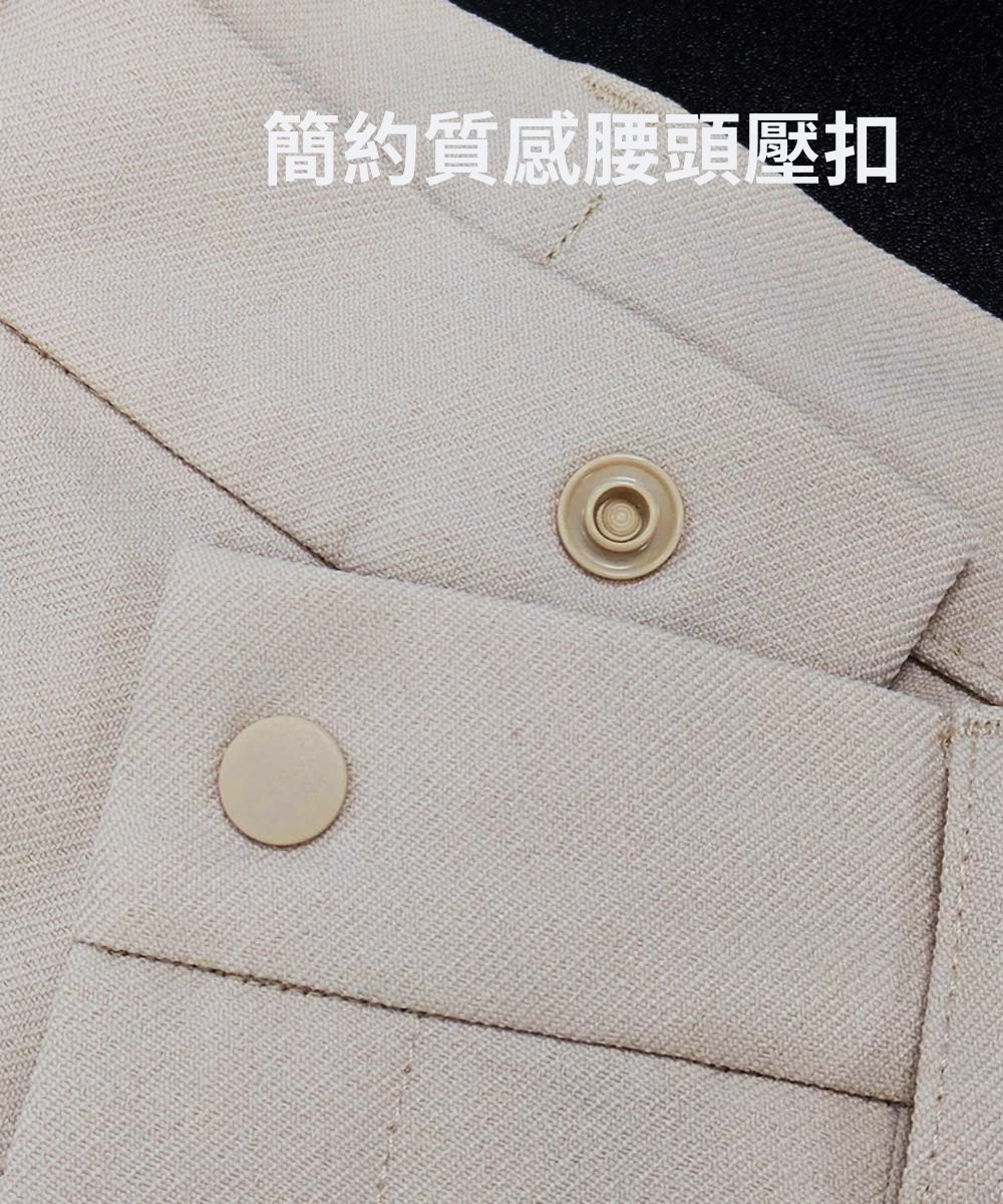 西料打褶長褲