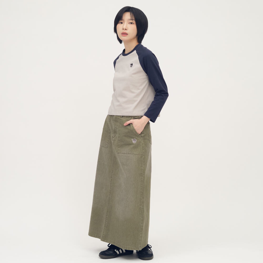小P社長水洗長裙