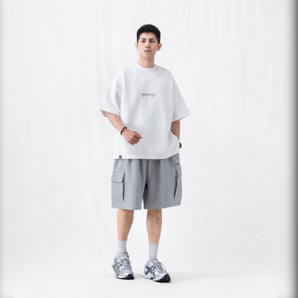 寬版棉套裝口袋短褲 LOOSE FIT COTTON SHORTS