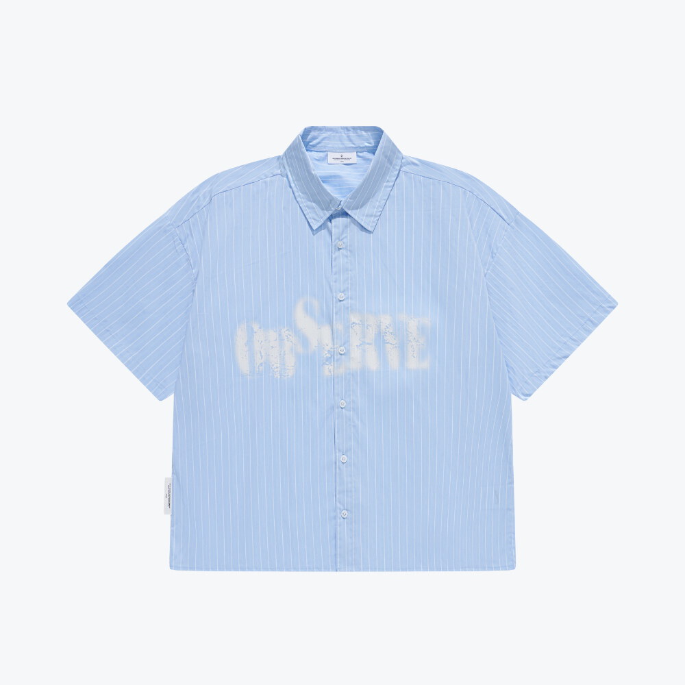 條紋噴染襯衫 Stripe Spray Shirt