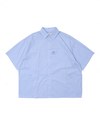 KFK0204-251 KFK 防潑水耐皺條紋襯衫 SS Side Pocket Shirt