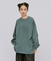 PLN0044-232 寬版刺繡水洗長袖TEE