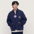 PLN0314-261 clip by clip 拉鍊麻花針織外套