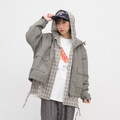 PLN11104-252 YOBI秋冬鋪棉連帽外套