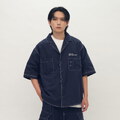 PLN3392-261 clip by clip 裝幀縫線短袖襯衫