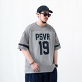 PSV0125-261 拼接球衣短TEE mesh splice jersey T-shirt