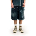 SNS1715-261 滴墨做舊棉質短褲 Drip Distressed Cotto Shorts