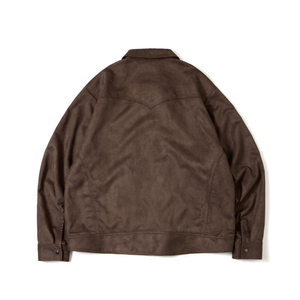 仿麂皮外套 FAUX SUEDE JACKET