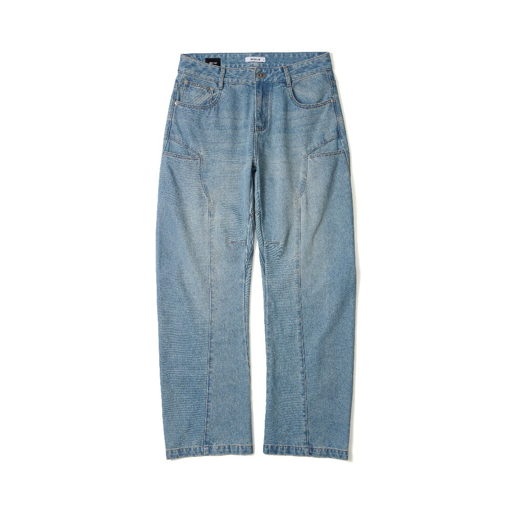 水洗丹寧長褲 VINTAGE LOOSE STRAIGHT JEANS