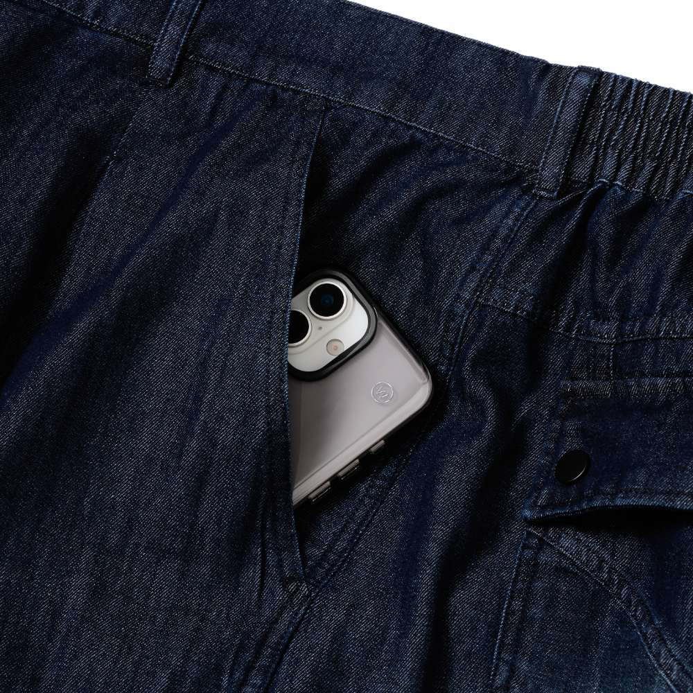 水洗丹寧短褲 WISDOM WASHED DENIM SHORTS