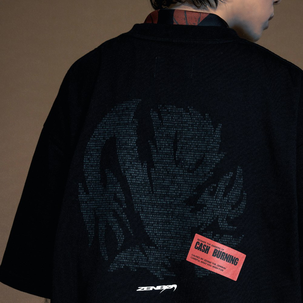 WALL OF SOUND X ZENBO 聯名圖像短TEE