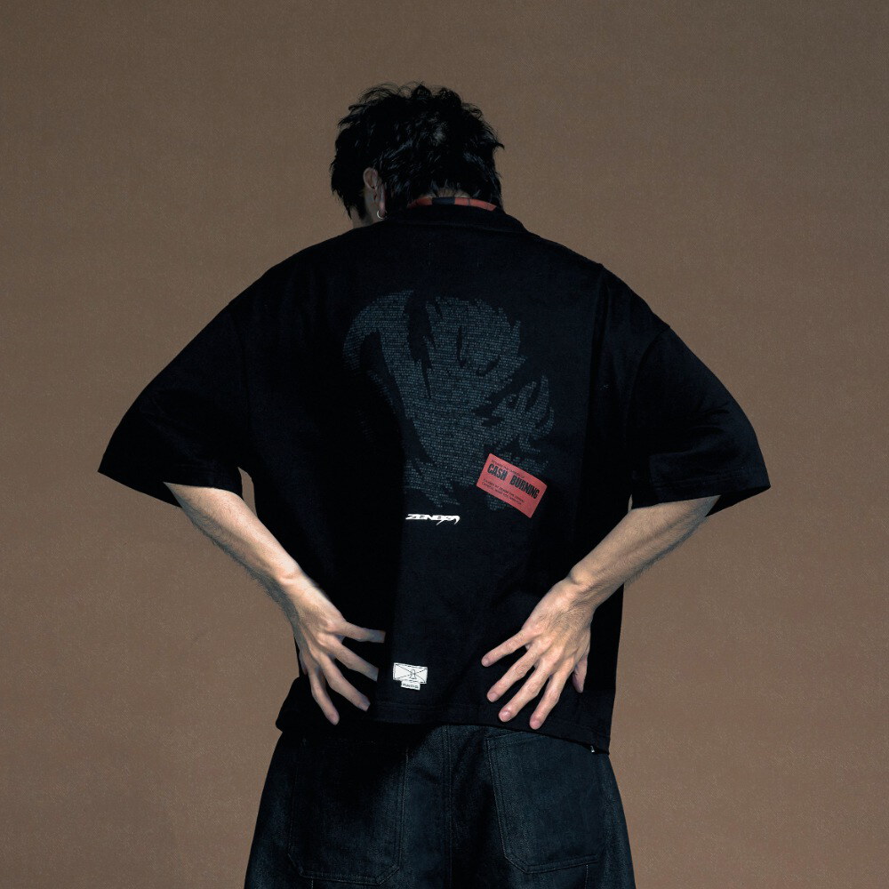 WALL OF SOUND X ZENBO 聯名圖像短TEE