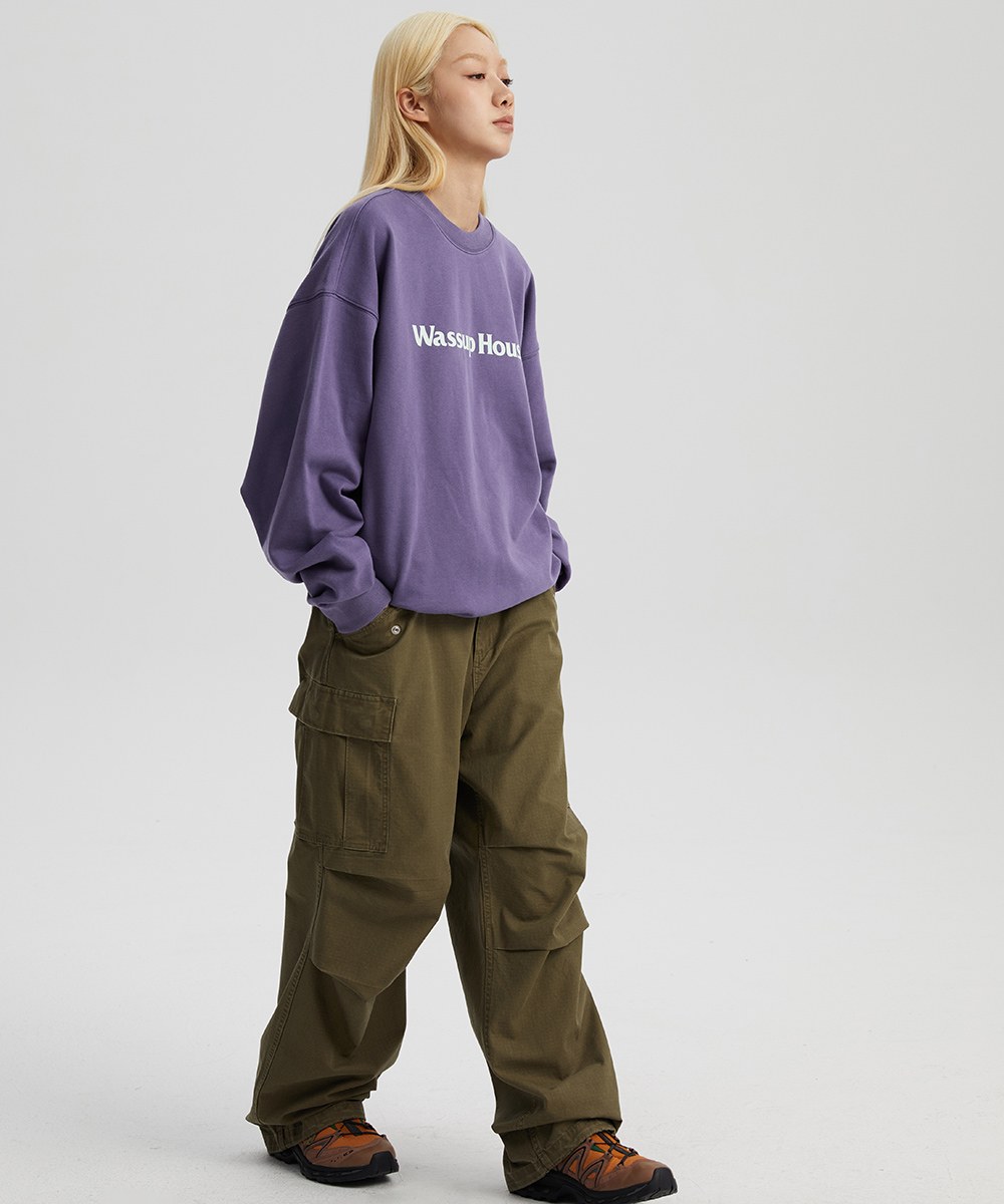 logo圓領大學Tee One Line Logo Sweatshirt