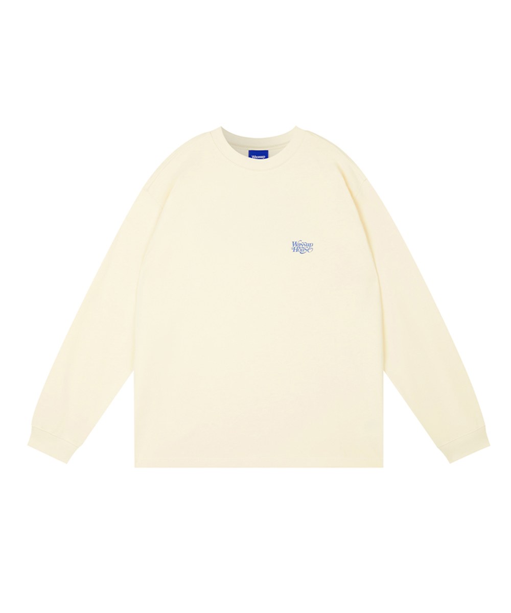 襯線字體長袖T恤 Retro Slogan Long Sleeve T-shirt